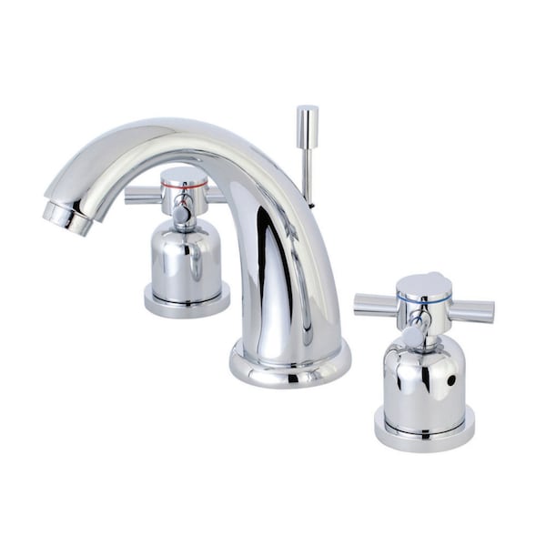 KB8981DX 8" Widespread Bathroom Faucet, Polished Chrome